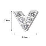 Титановое кольцо V-образной формы