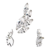 Titāna gredzens kviešu vārpa formas