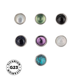 Титановые наконечники с полубортом