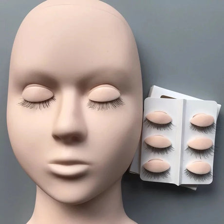 Training Manequinn Head With Removable Eyelids - BVShop