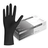 Unigloves Black Latex Gloves - BVShop