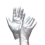 UNIGLOVES Fancy Nitrile Gloves Silver - BVShop