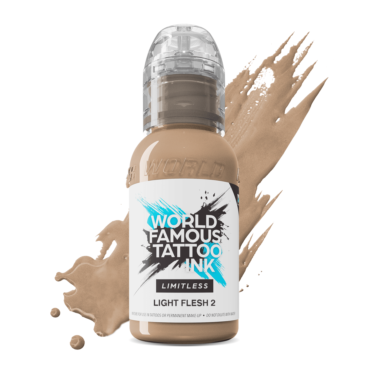 Мирово известные чернила для татуировок Limitless Tattoo Ink Light Flesh 2 (30 мл)