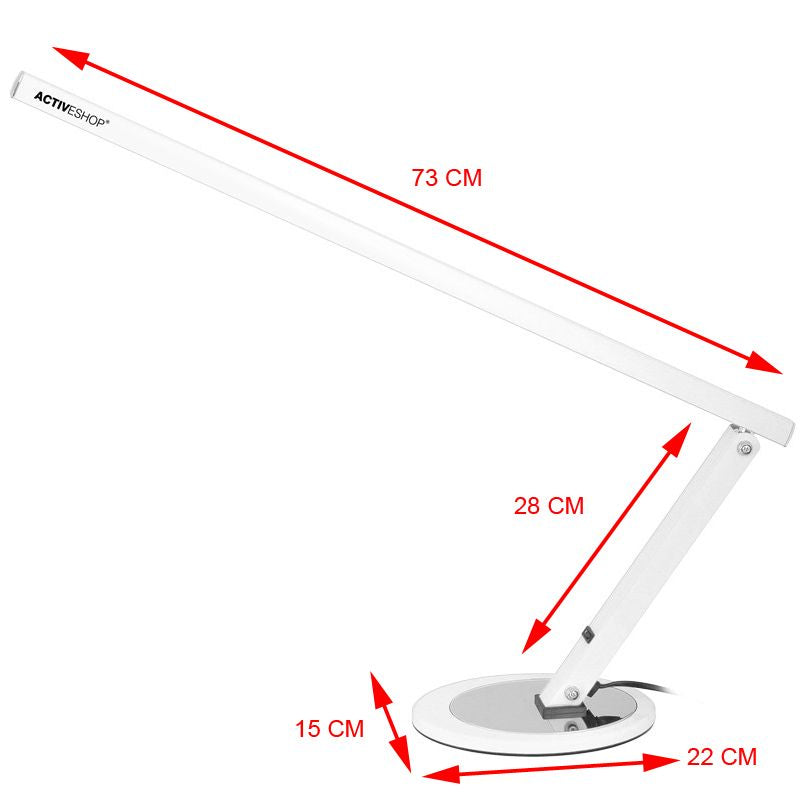 White led slim desk lamp - BVShop