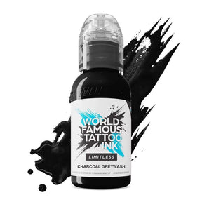 World Famous Limitless Tattoo Ink Charcoal Greywash - BVShop