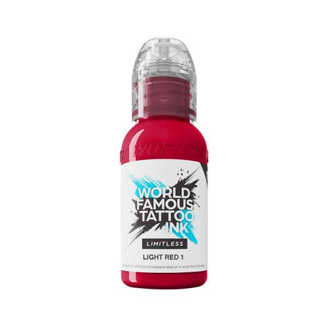 World Famous Limitless Tattoo Ink Light Red 1 30ml - BVShop